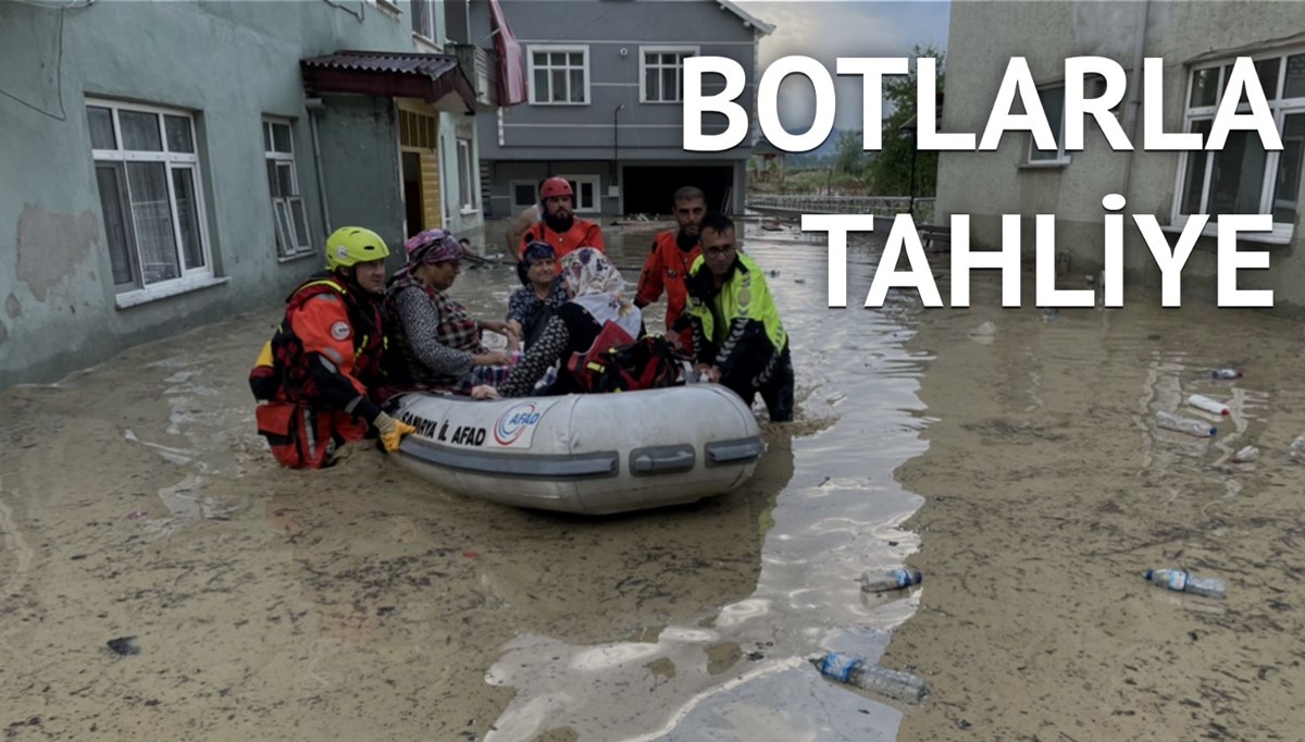 Batı Karadeniz’i sel vurdu