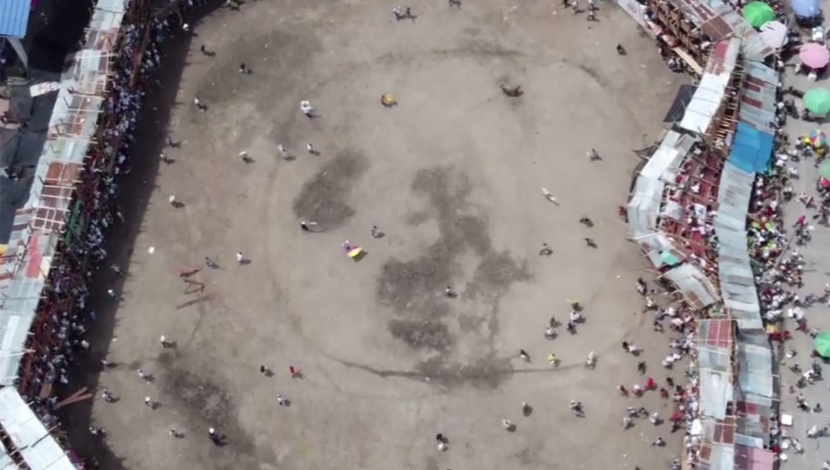 Boğa güreşi festivalinde facia