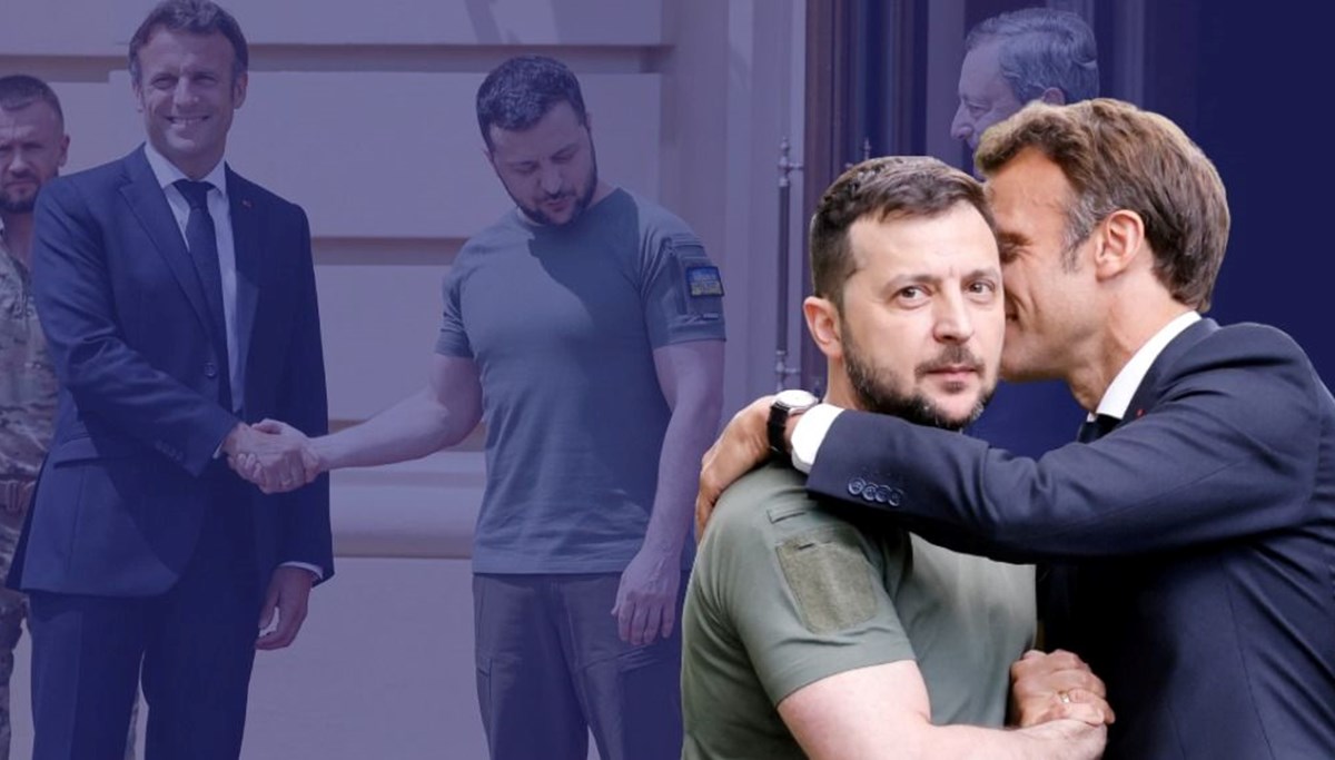 Zelenski’den Macron’a soğuk karşılama