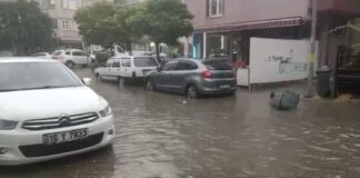 Bursa’da bayramın birinci günü sağanak sele sebep oldu
