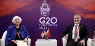 Hazine ve Maliye Bakanı Nebati, ABD’li mevkidaşıyla görüştü