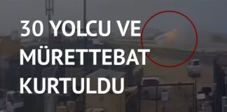 Ters dönerek alev alan uçağın görüntüleri ortaya çıktı