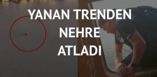 Trende yangın çıkınca yolcular pencereden atlayarak kurtuldu