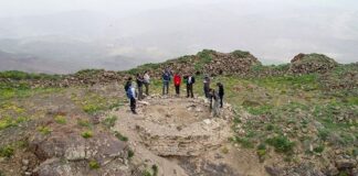 Van’da Urartulara ait en yüksek rakımdaki kale kalıntısına ulaşıldı