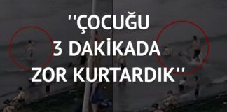 Küçük çocuğu denizde köpek ısırdı