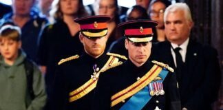 13 saatlik vedalaşma kuyruğu: William ve Harry saygı nöbeti tuttu