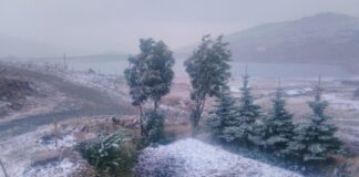 Mevsimin ilk karı yağdı