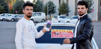 Otomobilini cep telefonu ile takas etti