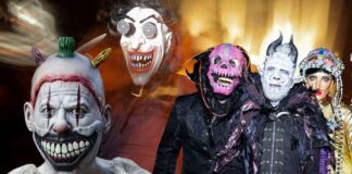 Sokaklarda Cadılar Bayramı kutlaması