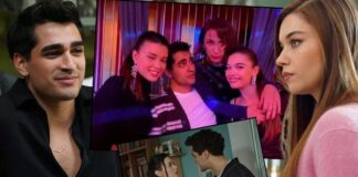 Afra Saraçoğlu’ndan rol arkadaşlarıyla yeni poz