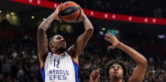 Anadolu Efes Sırbistan deplasmanında kayıp