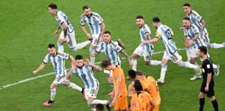 Arjantin’in Hollanda’yı elediği maçta tepki çeken kare