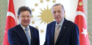 Cumhurbaşkanı Erdoğan Gazprom Başkanı ile görüştü