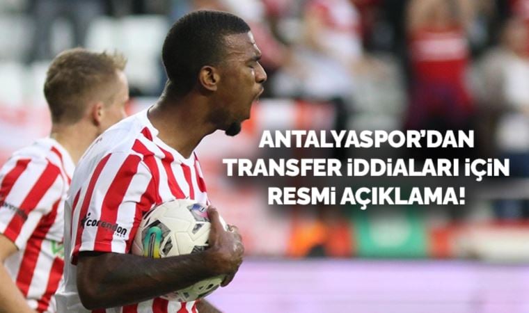 Antalyaspor’dan transfer tezleri için resmi açıklama!