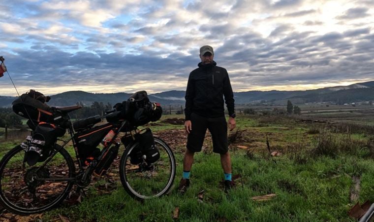 Dünya turundaki bisikletçiye en pahalı vize ABD’den