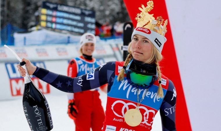 Mikaela Shiffrin, Lindsey Vonn’u geride bıraktı