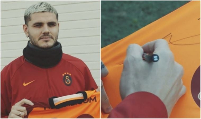 Galatasaraylı futbolcu Mauro Icardi, Kadir’e verdiği sözü tutuyor