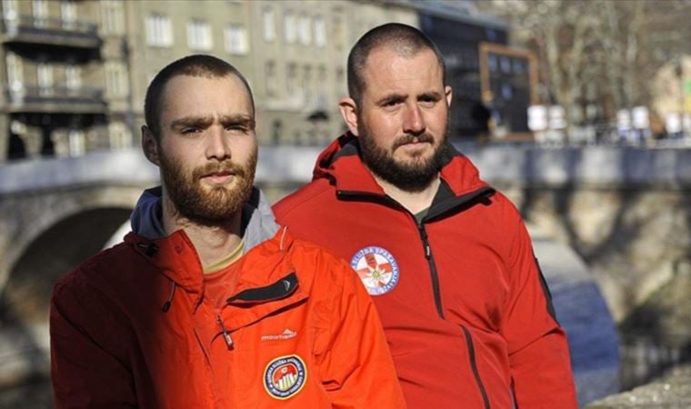 Hatay’da çalışmalara katılan Boşnak kardeşler: Türk halkı felakette bile…