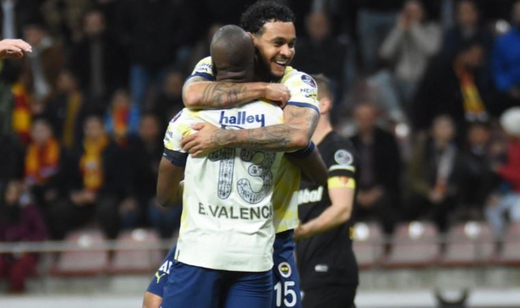 Fenerbahçe Kayseri’den mutlu dönüyor! Kayserispor 1-2 Fenerbahçe