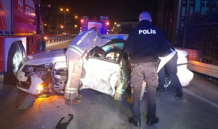 Bayrampaşa’da korkunç kaza… Sürücünün ayağı koptu!