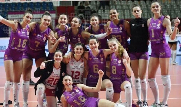 Galatasaray HDI Sigorta, Sarıyer’i 4 sette geçti