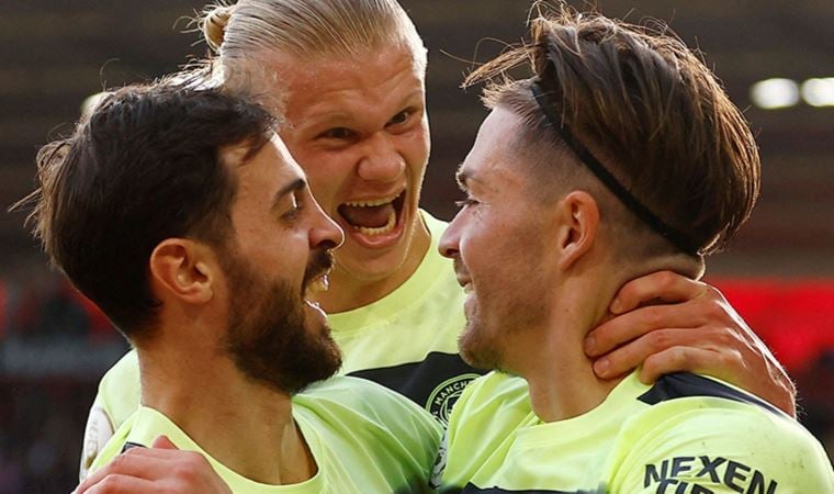 Premier Lig’de Manchester City, Southampton’ı 4 golle geçti