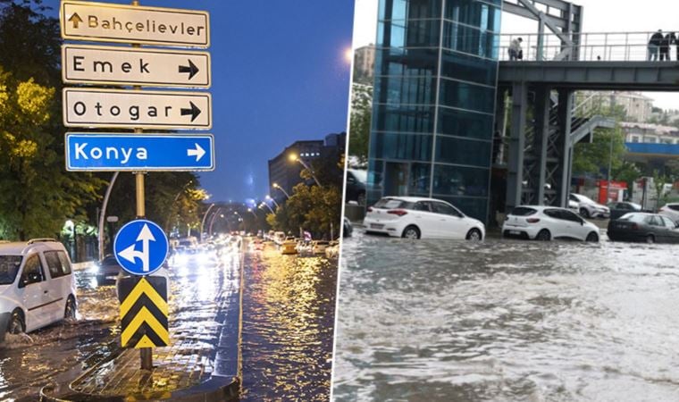 Ankara’da sağanak etkili oldu: Valilikten uyarı geldi!