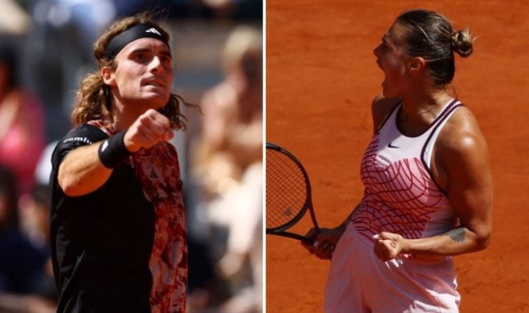 Aryna Sabalenka ile Stefanos Tsitsipas Fransa Açık’a hatasız başladı