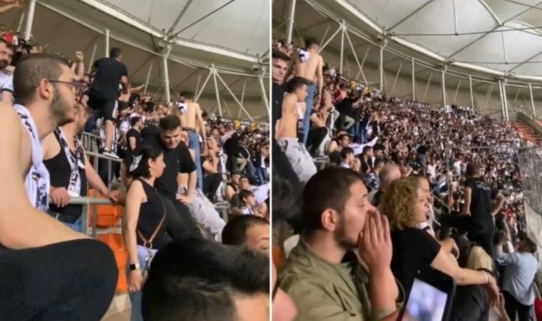 Beşiktaş taraftarından HÜDA PAR tepkisi: Meclis’te Hizbullah istemiyoruz