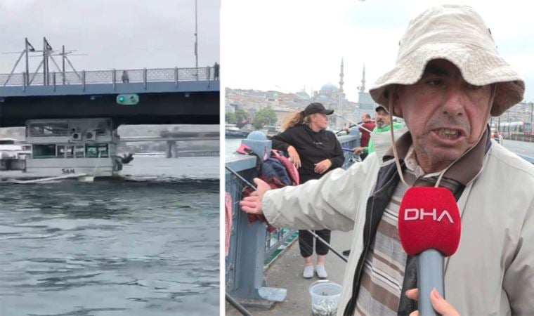 Galata Köprüsü’nde panik anları: ‘Köprü koptu, korktuk’