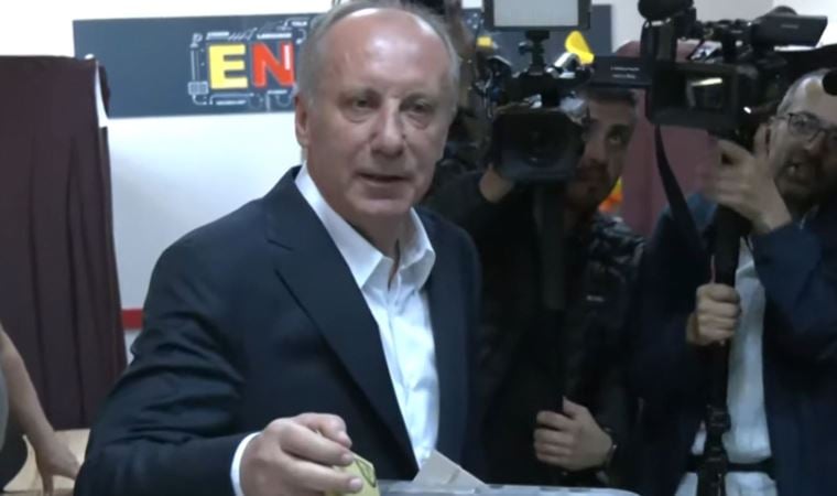 Memleket Partisi Genel Başkanı Muharrem İnce oyunu kullandı