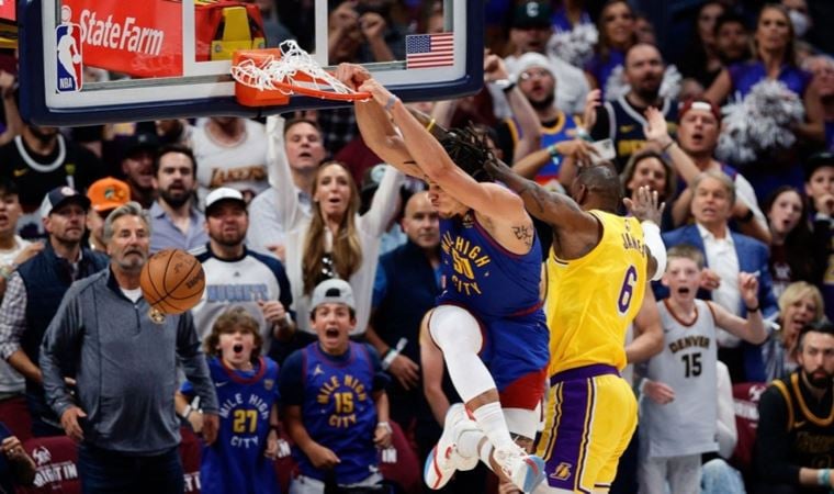 NBA’de Nuggets, Lakers karşısında seriye galibiyetle başladı