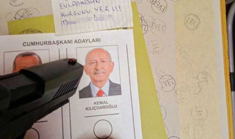 Rize’de skandal! Oy kabinine silahla girdi, Kılıçdaroğlu’nu tehdit etti