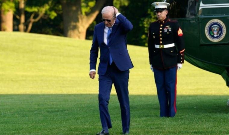 ABD Başkanı Joe Biden’ın helikopterden inerken başını çarptığı bildirildi