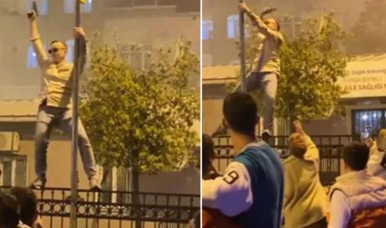 Gaziosmanpaşa’da asker eğlencesinde hem dans etti hem de silahla havaya ateş açtı