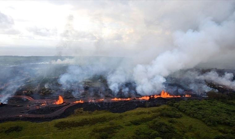 Hawaii’deki Kilauea Yanardağı’nda patlama