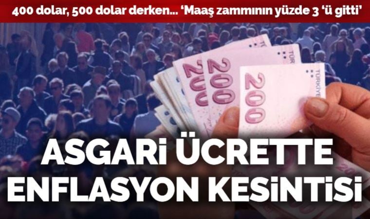 TÜİK’in enflasyon verilerinin faturası: ‘Maaş zammının yüzde 3’ü kesildi’
