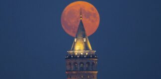 İstanbul’dan Süper Ay manzaraları