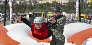 TEKNOFEST’te dikey rüzgar tüneli deneyimi